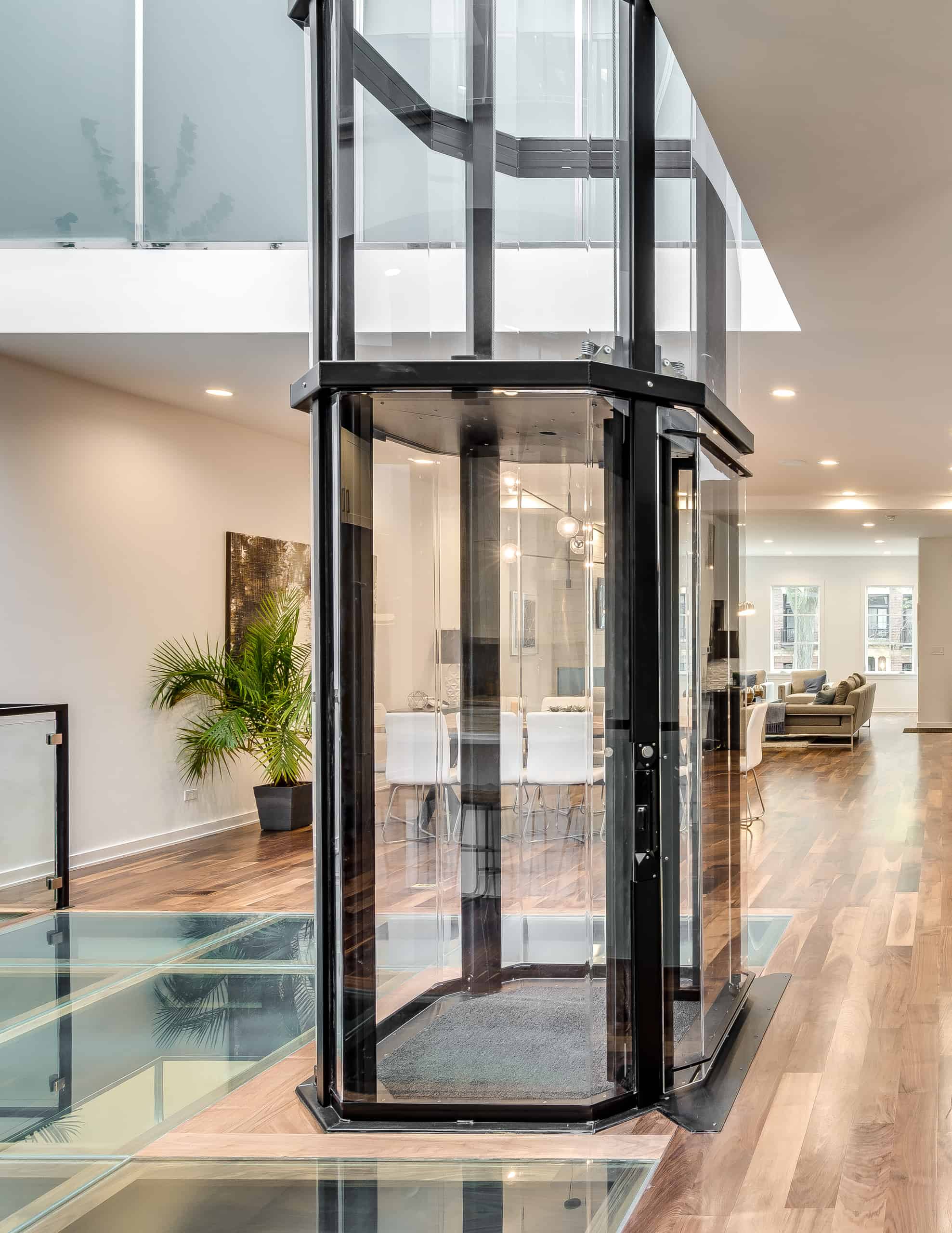 residential-glass-elevator-staircase-wall-decor-staircase-design