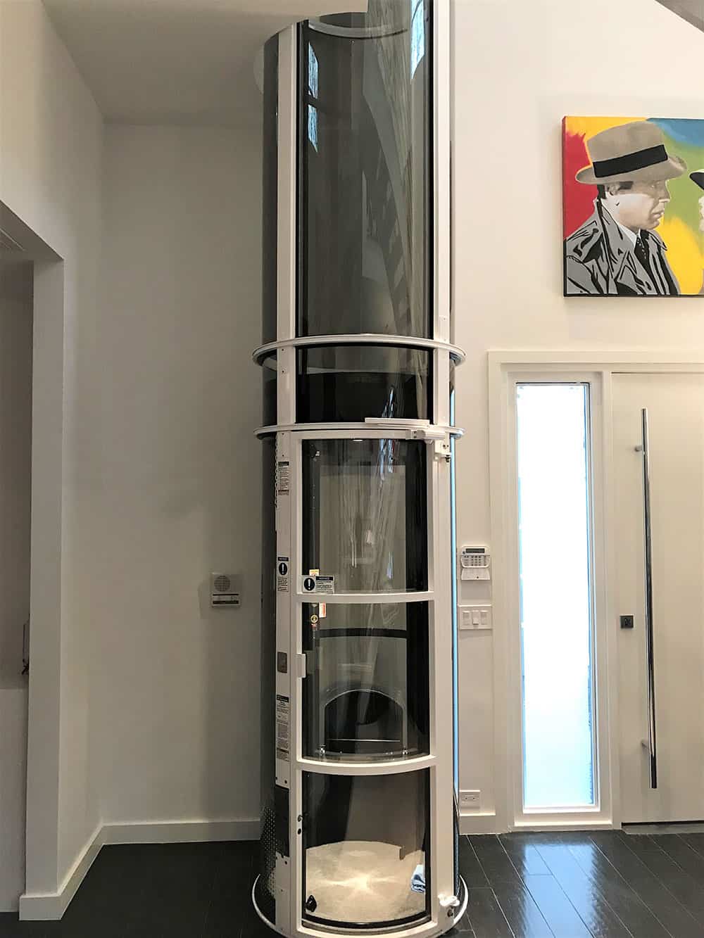 pve30 vacuum elevator installed in a dallas area loft