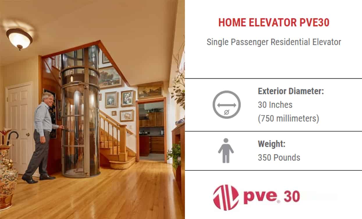 personal elevator model pve30
