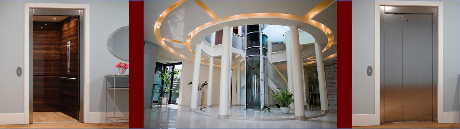 luxury home elevator options include traditional elevators with shafts and shaftless vacuum elevators